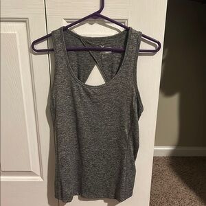 Old Navy Gray Cut Out Tank Top